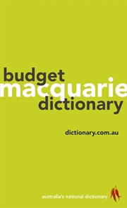 Buy Macquarie Budget Dictionary