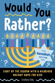 Buy Would You Rather? Hanukkah Edition: Light Up the Season with a Hilarious Holiday Game for Kids