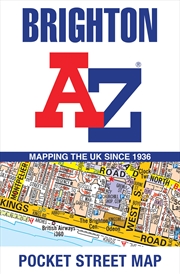 Buy Brighton A-Z Pocket Street Map