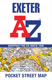 Buy Exeter A-Z Pocket Street Map