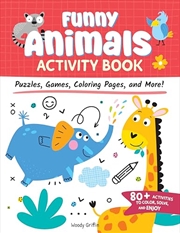 Buy Funny Animals Activity Book: Puzzles, Games, Coloring Pages, and More! (Happy Fox Books) 80+ Fun Act