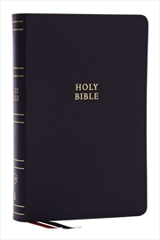 Buy NKJV, Single-Column Reference Bible, Verse-by-verse,  Red Letter, Comfort Print [Black]