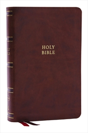 Buy NKJV, Single-Column Reference Bible, Verse-by-verse, Red Letter, Comfort Print  [BROWN]