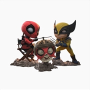 Buy Deadpool & Wolverine - Deadpool, Wolverine & Headpool Minico Set