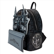 Buy Loungefly The Haunted Mansion - Gargoyle Wallpaper Light Up Glow Mini Backpack