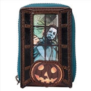 Buy Loungefly Halloween - Michael Myers Pumpkin Glow Accordion Zip Around Wallet