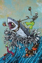 Buy Great White Surfer Poster