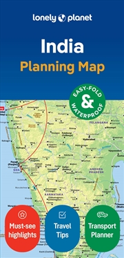 Buy Lonely Planet India Planning Map