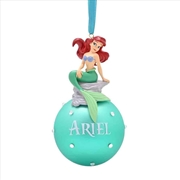 Buy Disney Christmas: Ariel On Glass Bauble