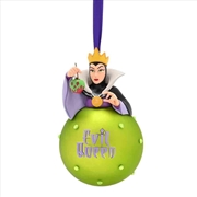 Buy Disney Christmas: Evil Queen On Glass Bauble