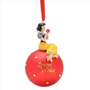 Buy Disney Christmas: Snow White On Glass Bauble