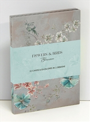 Buy Flowers & Birds Blossom Wallet Notecards