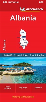 Buy Albania - Michelin National Map 807