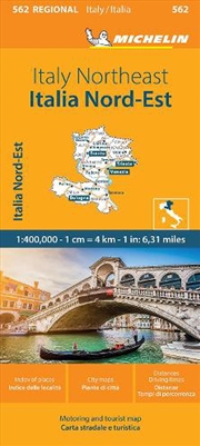 Buy Italy Northeast - Michelin Regional Map 562