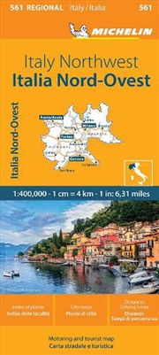 Buy Italy Northwest - Michelin Regional Map 561