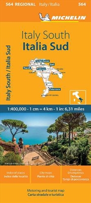 Buy Italy South - Michelin Regional Map 564