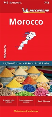 Buy Morocco - Michelin National Map 742