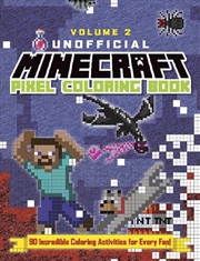 Buy The Unofficial Minecraft Pixel Coloring Book