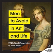 Buy Men to Avoid in Art and Life 2025 Wall Calendar