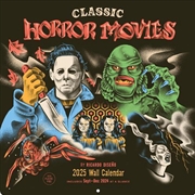 Buy Classic Horror Movies 2025 Wall Calendar