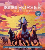 Buy Beautiful Horses Coloring Book