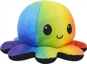 Buy Reversible Plushie - Octopus Black/Rainbow