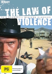 Buy Law Of Violence: 1969