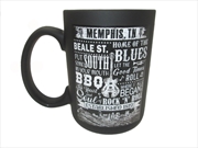 Buy Memphis Mug Matte Blk & Wht Collage