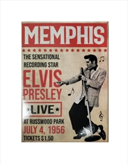 Buy Elvis Magnet Memphis Poster