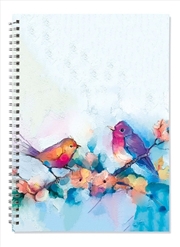 Buy Watercolour Birds A5 Spiral No