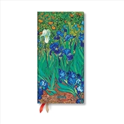 Buy Van Gogh s Irises Slim 12-month Horizontal Hardback Dayplanner 2025 (Elastic Band Closure)