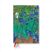 Buy Van Gogh s Irises Mini 12-month Horizontal Hardback Dayplanner 2025 (Elastic Band Closure)