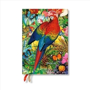 Buy Tropical Garden (Nature Montages) Midi 12-month Verso Hardback Dayplanner 2025 (Elastic Band Closure