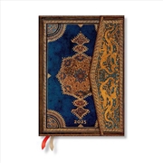 Buy Safavid Indigo (Safavid Binding Art) Midi 12-month Verso Hardback Dayplanner 2025 (Wrap Closure)