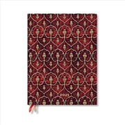 Buy Red Velvet Ultra 12-month Vertical Softcover Flexi Dayplanner 2025 (Elastic Band Closure)