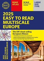 Buy Philip's Easy to Read Multiscale Road Atlas of Europe