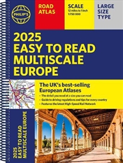 Buy Philip's Easy to Read Multiscale Road Atlas of Europe