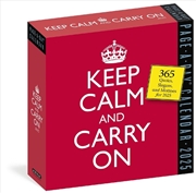 Buy Keep Calm and Carry On Page-A-Day  Calendar 2025