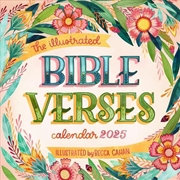 Buy Illustrated Bible Verses Wall Calendar 2025