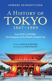 Buy A History of Tokyo 1867-1989