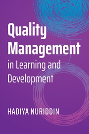 Buy Quality Management in Learning and Development