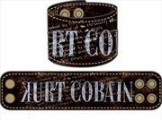 Buy Kurt Cobain - Leather Wristband