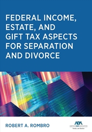 Buy Federal Income Estate and Gift Tax Aspects for Separation and Divorce