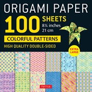 Buy Origami Paper 100 sheets Colorful Patterns 8 1/4" (21 cm)