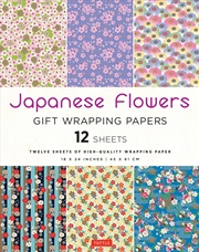 Buy Japanese Flowers Gift Wrapping Papers 12 sheets