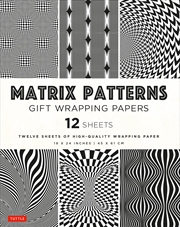 Buy Matrix Patterns Gift Wrapping Papers  12 sheets