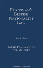 Buy Fransman’s British Nationality Law