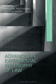 Buy Advances in Experimental Philosophy of Law