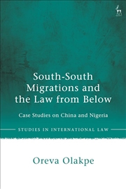 Buy South-South Migrations and the Law from Below: Case Studies on China and Nigeria