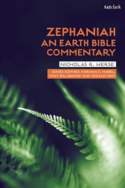 Buy Zephaniah: An Earth Bible Commentary